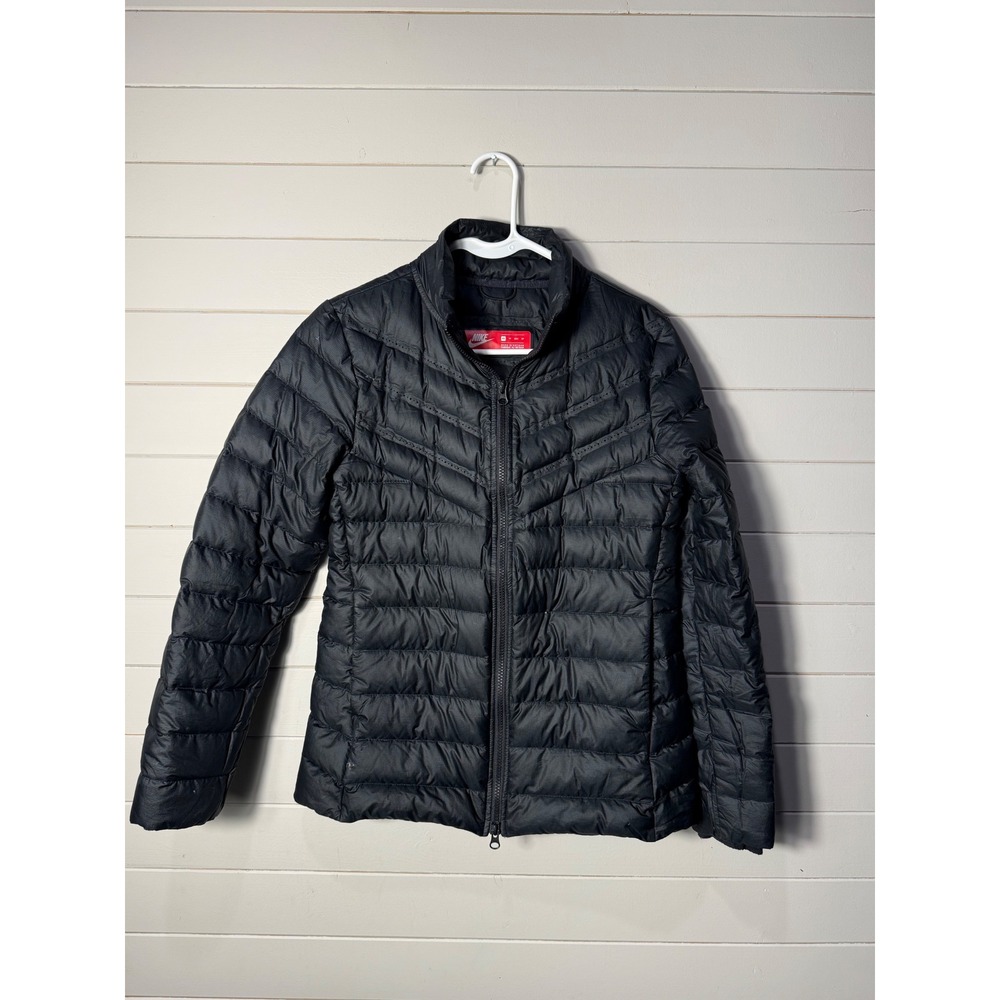 Nike AeroLoft Women Black Down Puffer Running Jacket 854751-010‎ XS